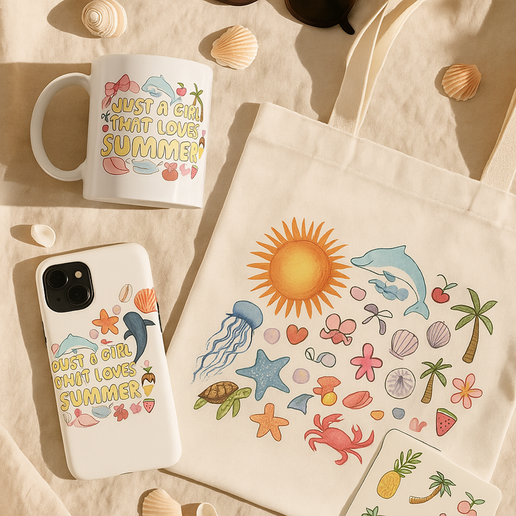 Summer `Collection - Bright & Fun Accessories