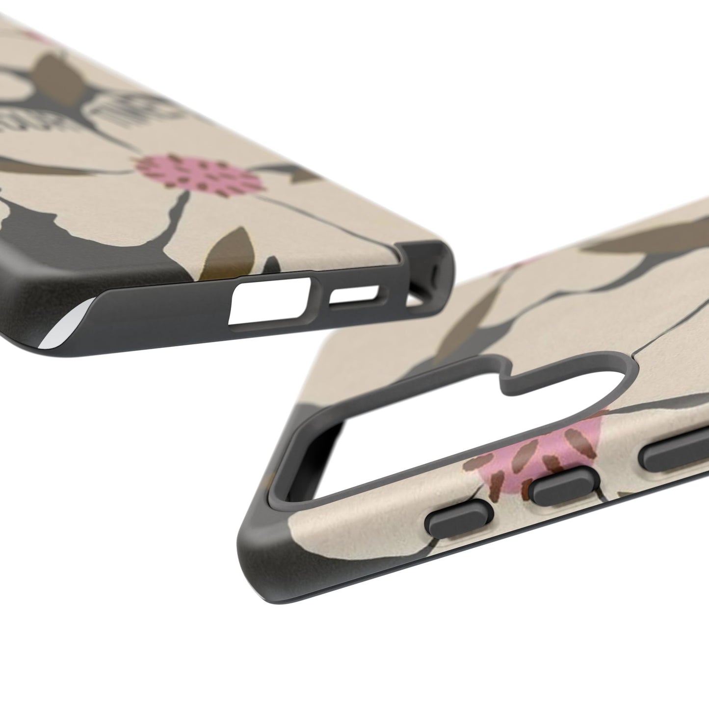 Take Your Time Floral Phone Case – Minimal Aesthetic Protection