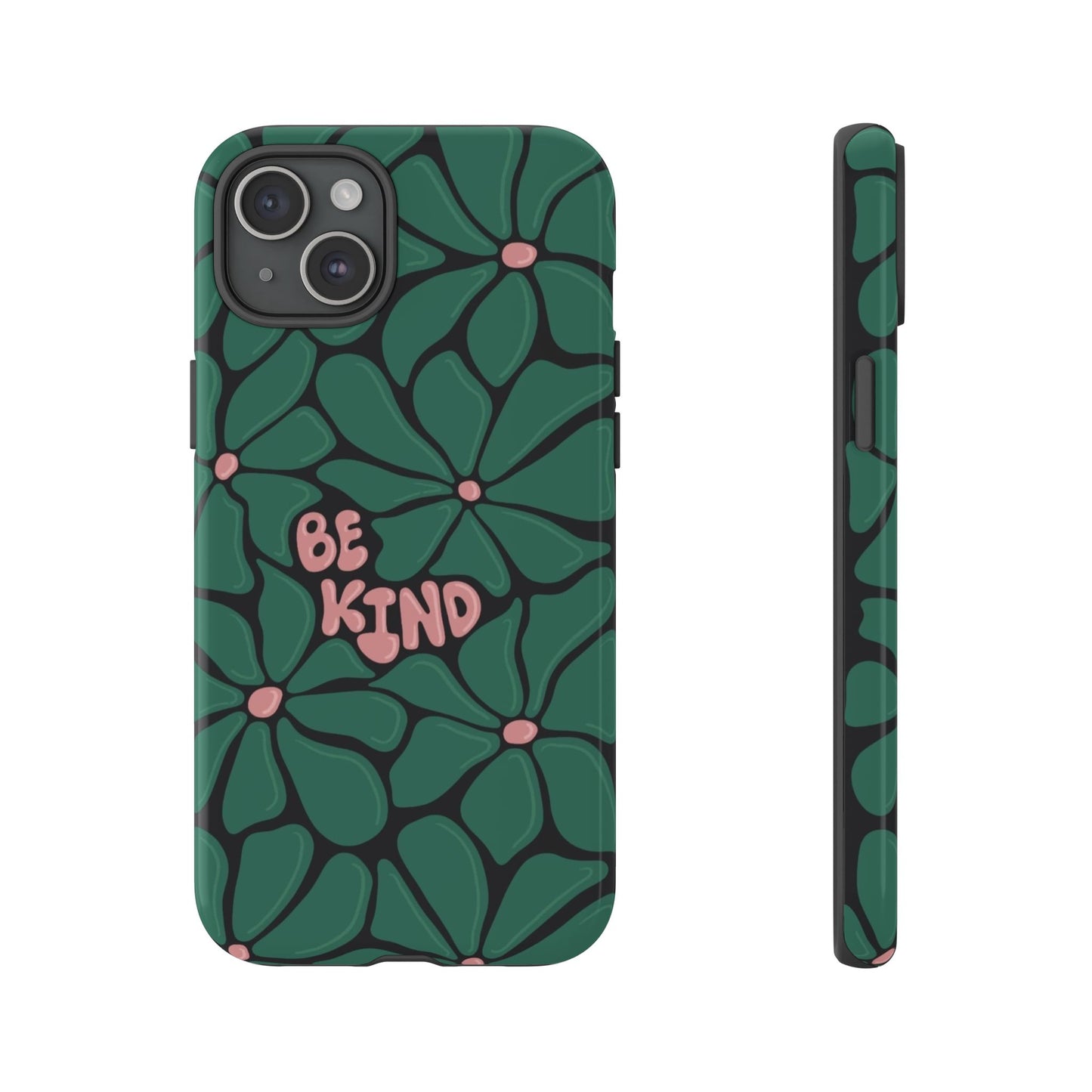 Be Kind Floral Phone Case – Protective & Stylish Case for iPhone/Android