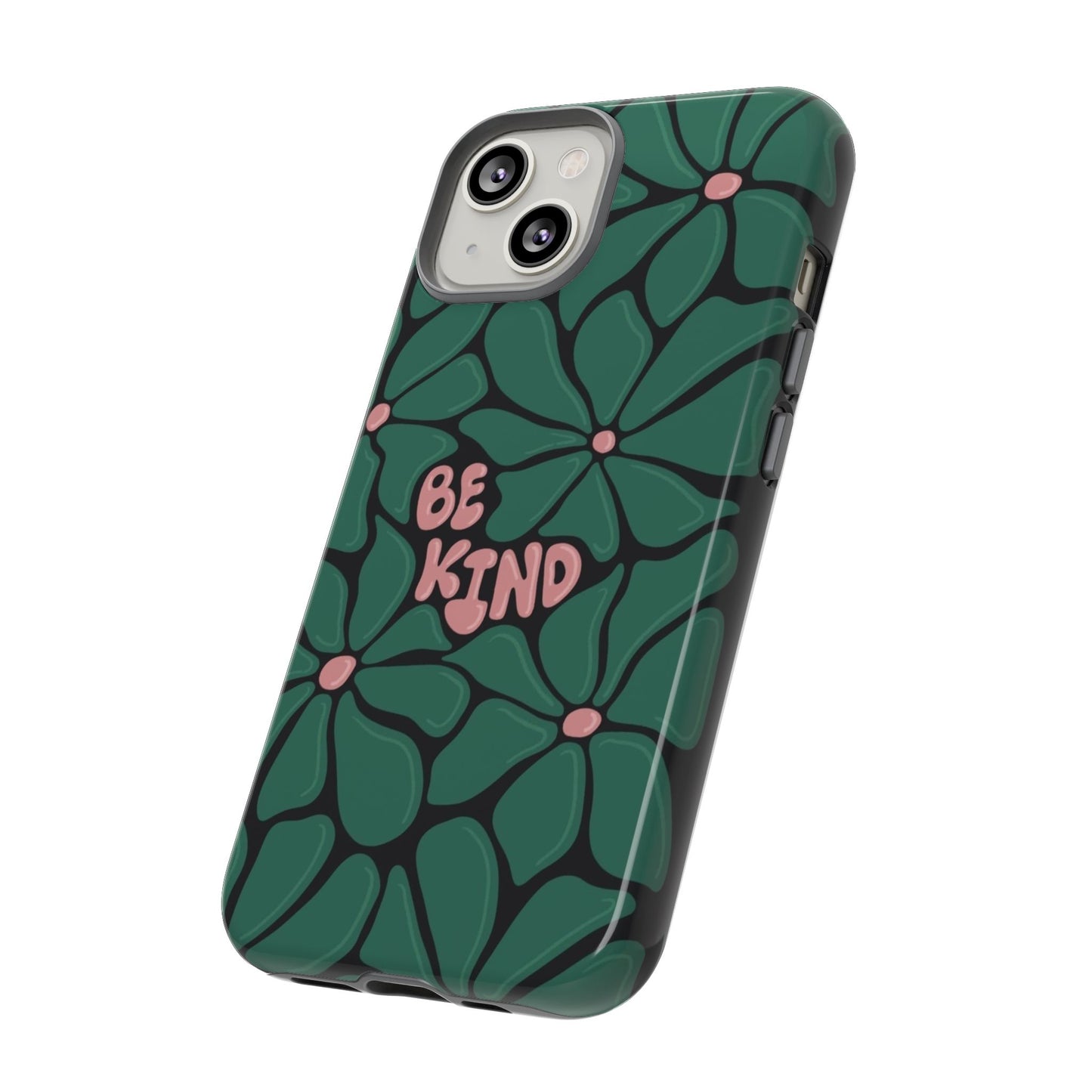 Be Kind Floral Phone Case – Protective & Stylish Case for iPhone/Android