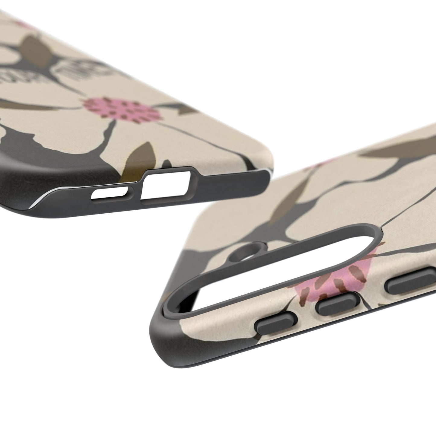 Take Your Time Floral Phone Case – Minimal Aesthetic Protection