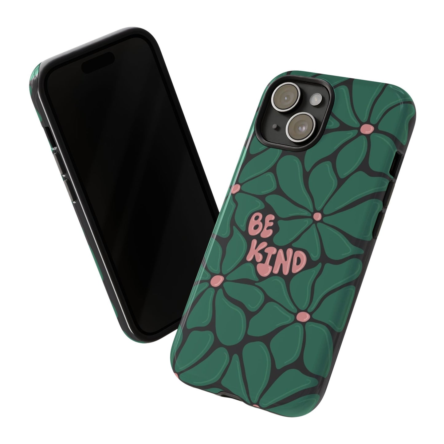 Be Kind Floral Phone Case – Protective & Stylish Case for iPhone/Android
