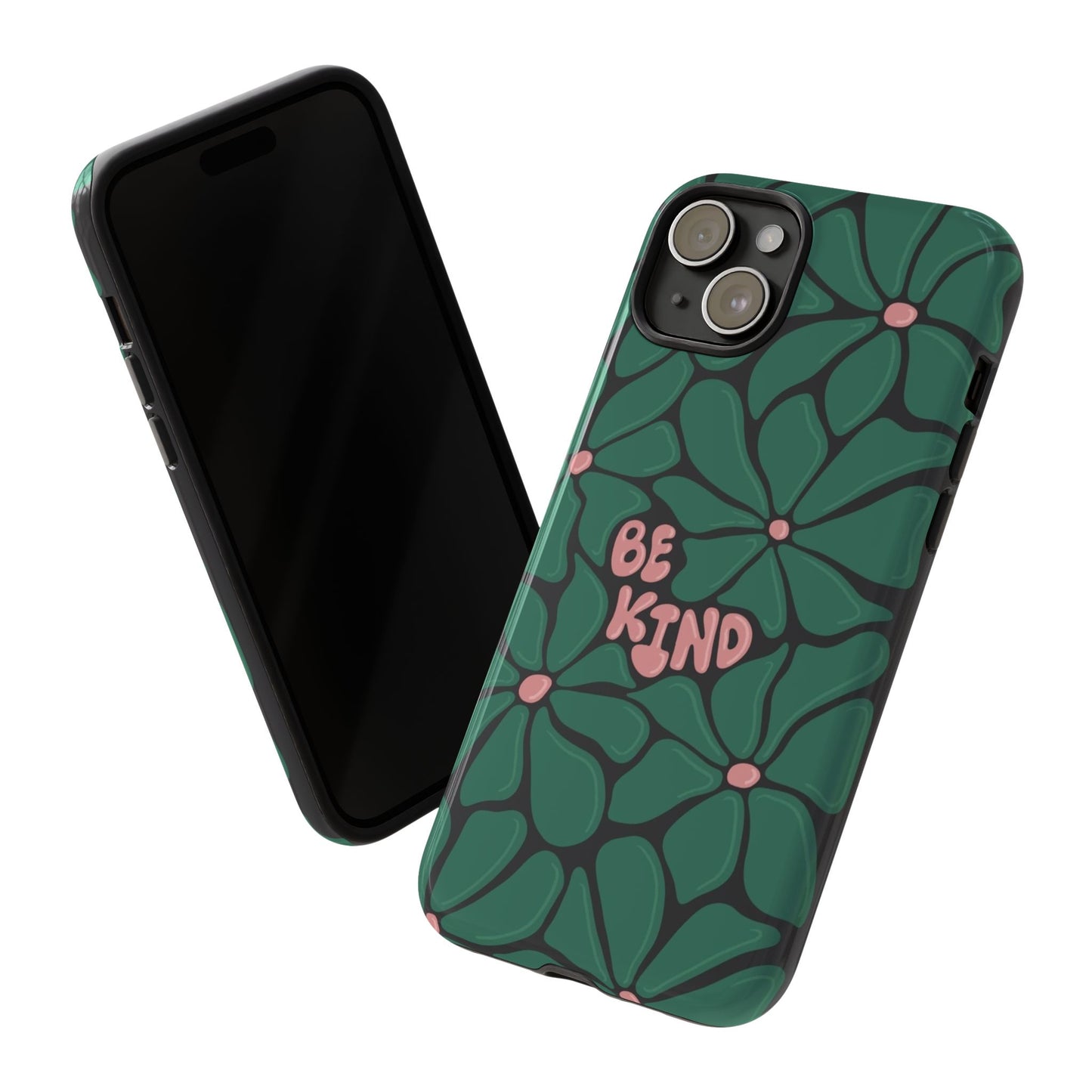 Be Kind Floral Phone Case – Protective & Stylish Case for iPhone/Android