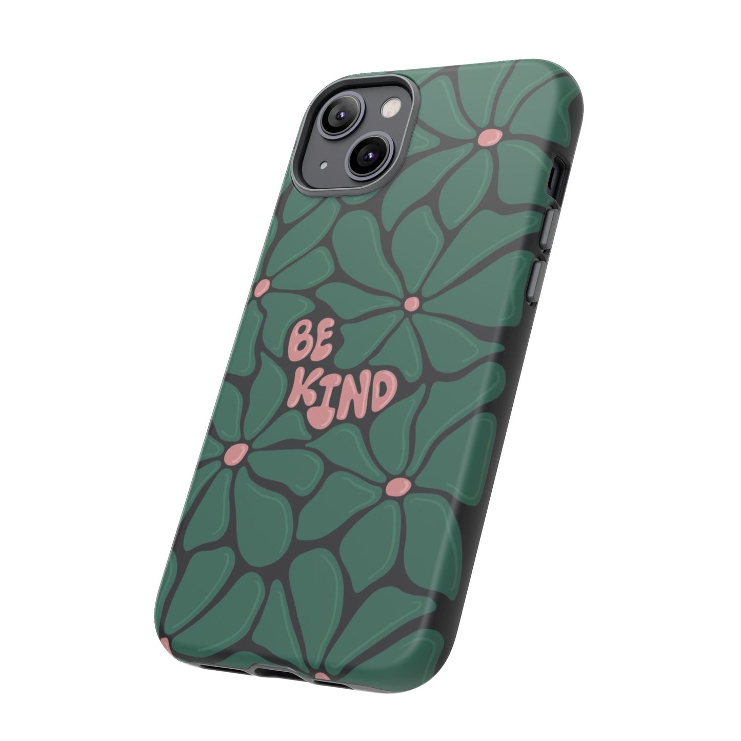 Be Kind Floral Phone Case – Protective & Stylish Case for iPhone/Android
