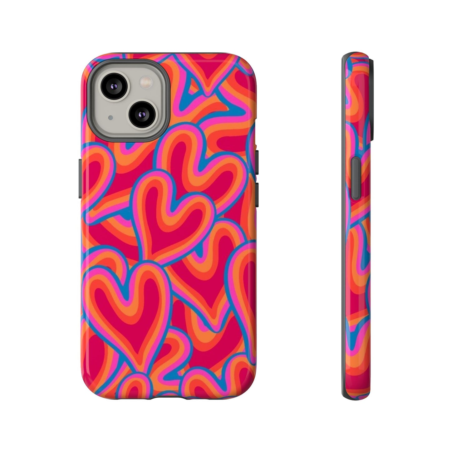 Groovy Hearts Phone Case ❤️✨