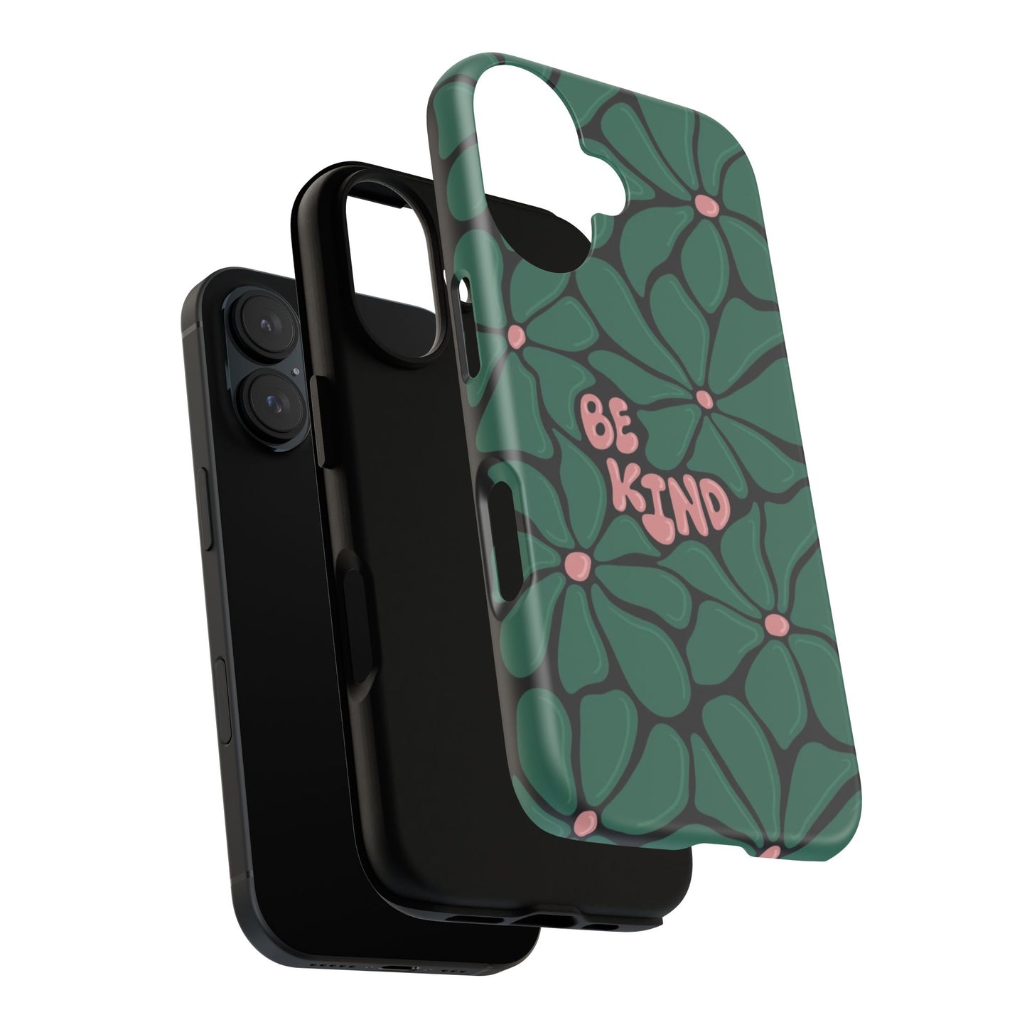 Be Kind Floral Phone Case – Protective & Stylish Case for iPhone/Android
