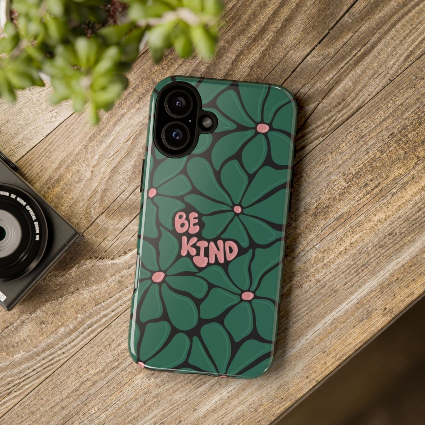 Be Kind Floral Phone Case – Protective & Stylish Case for iPhone/Android