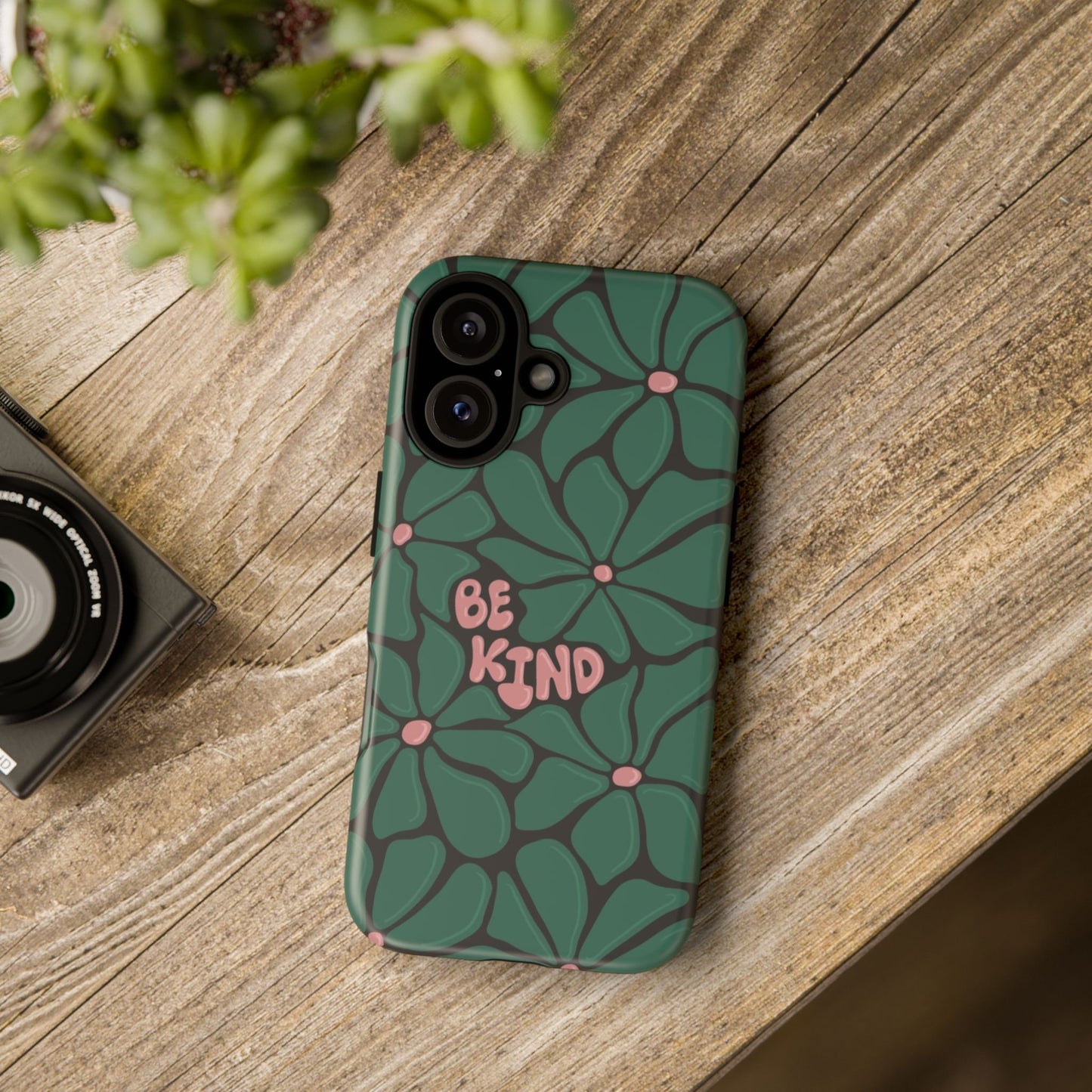 Be Kind Floral Phone Case – Protective & Stylish Case for iPhone/Android