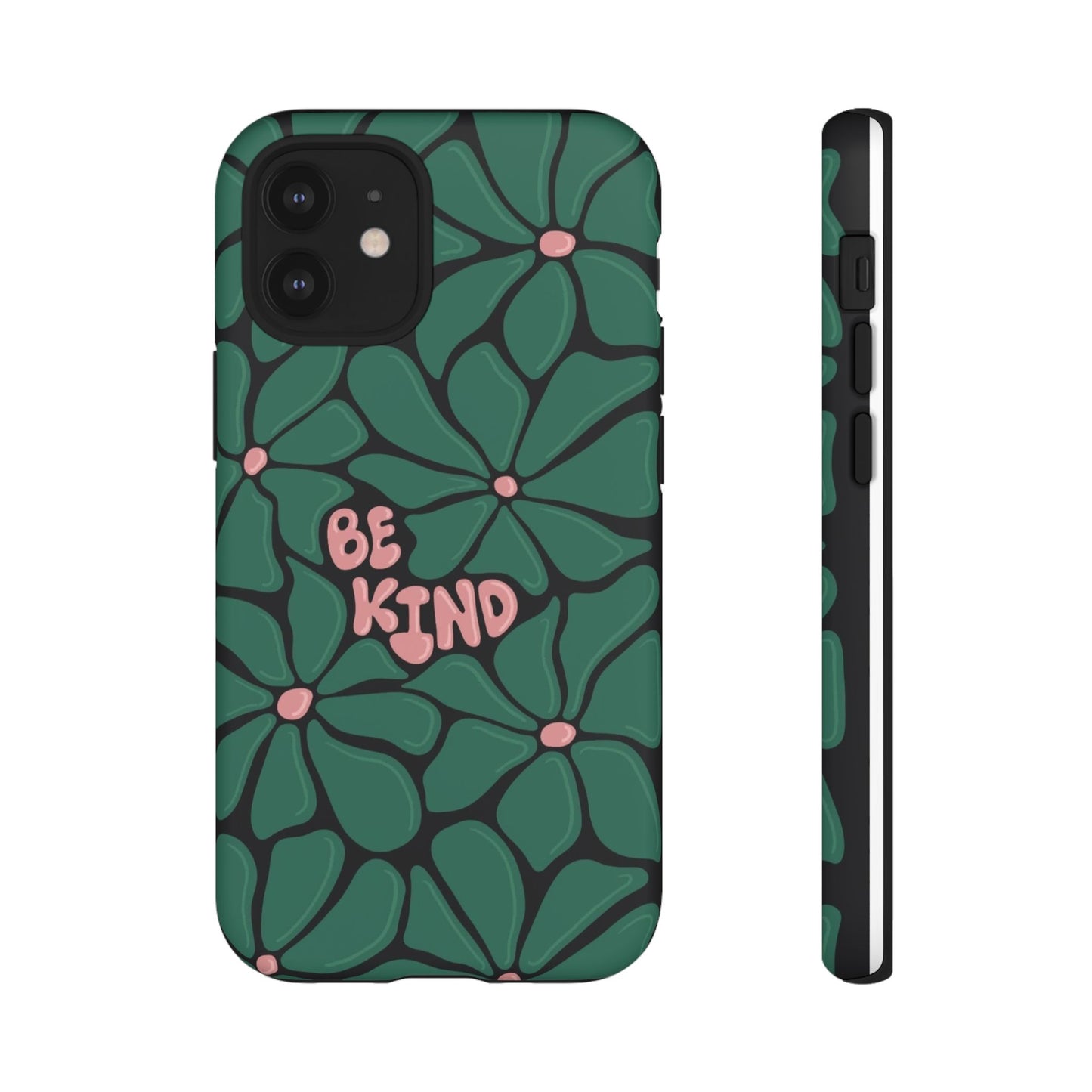 Be Kind Floral Phone Case – Protective & Stylish Case for iPhone/Android