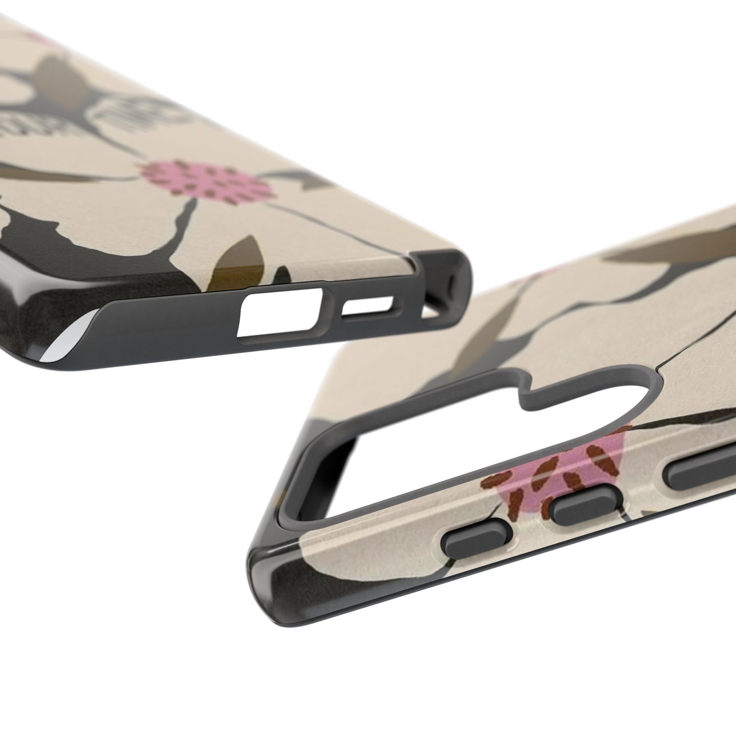 Take Your Time Floral Phone Case – Minimal Aesthetic Protection