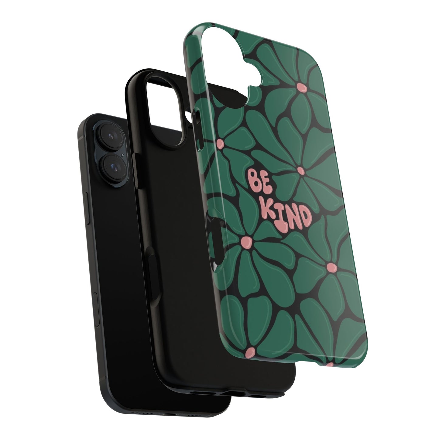 Be Kind Floral Phone Case – Protective & Stylish Case for iPhone/Android
