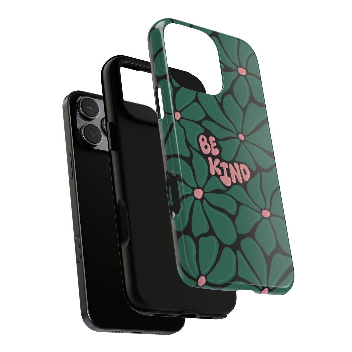 Be Kind Floral Phone Case – Protective & Stylish Case for iPhone/Android