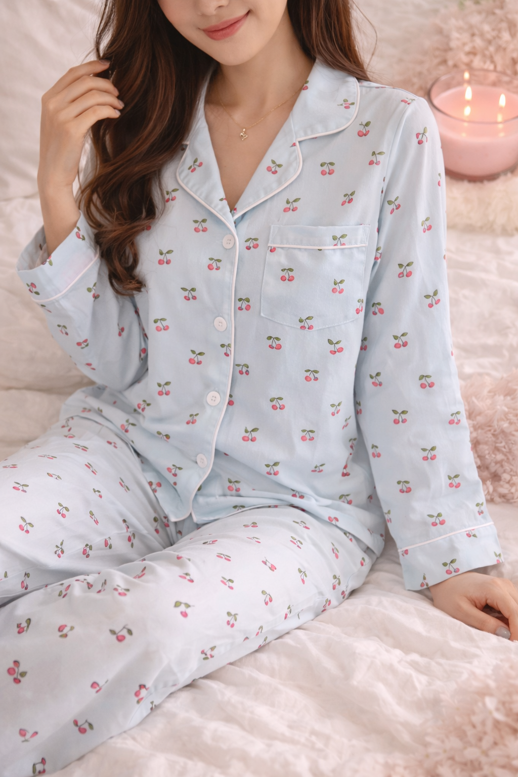 Cherry Blossom Pajama Set
