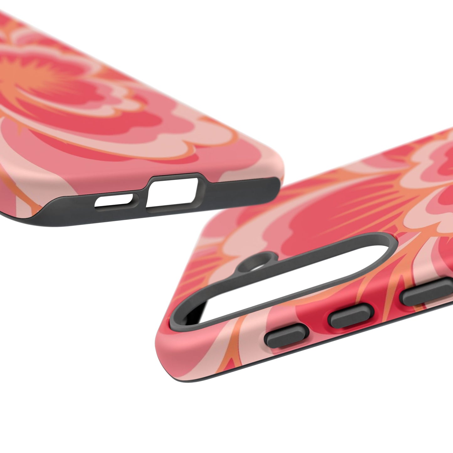 Bold Red Floral Phone Case – Vibrant Statement Cover