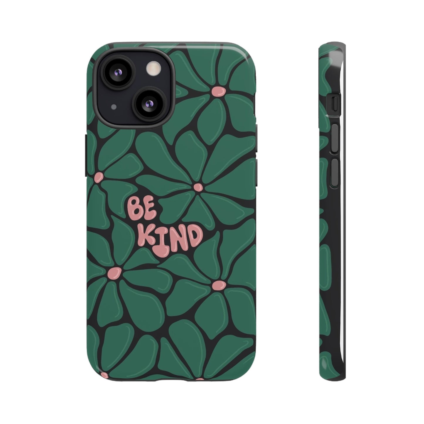 Be Kind Floral Phone Case – Protective & Stylish Case for iPhone/Android