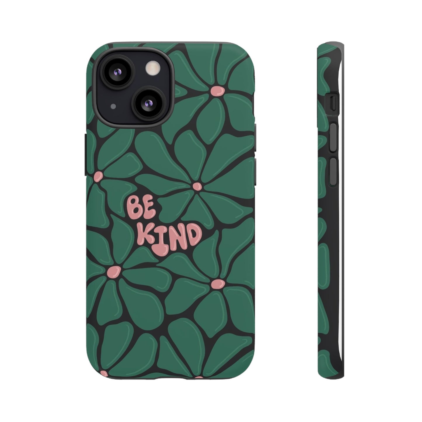 Be Kind Floral Phone Case – Protective & Stylish Case for iPhone/Android