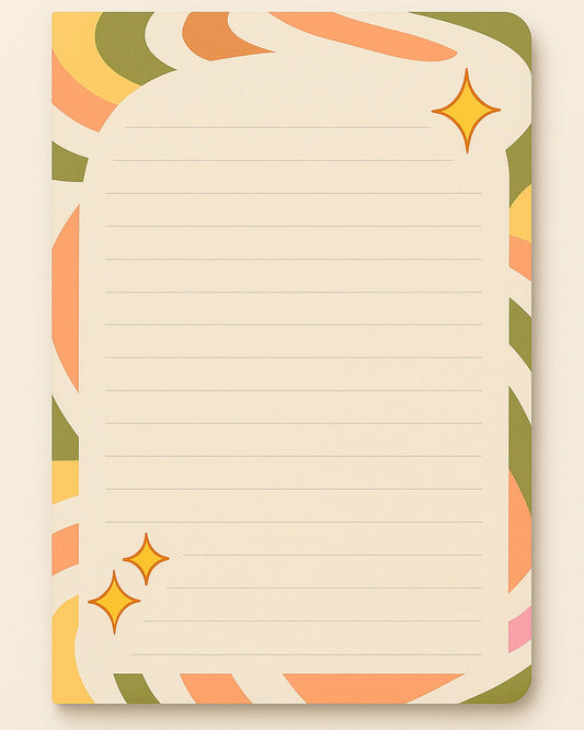 Yellow Outline Notepad