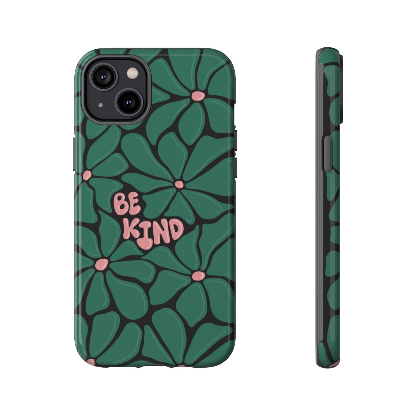 Be Kind Floral Phone Case – Protective & Stylish Case for iPhone/Android