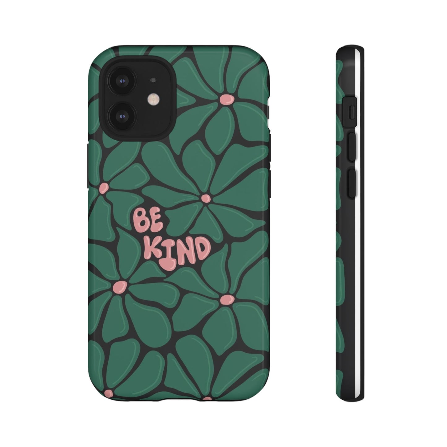 Be Kind Floral Phone Case – Protective & Stylish Case for iPhone/Android