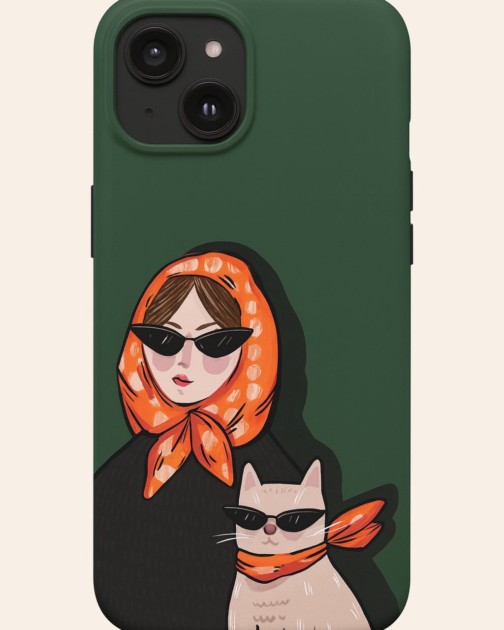 Lady & Cat Chic Phone Case