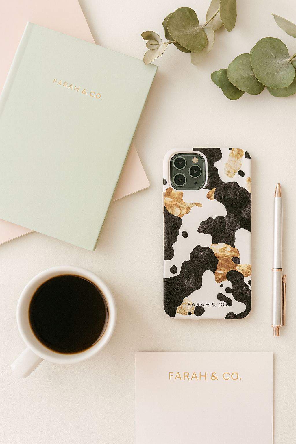 Cow Print Phone Case| Farah & co.