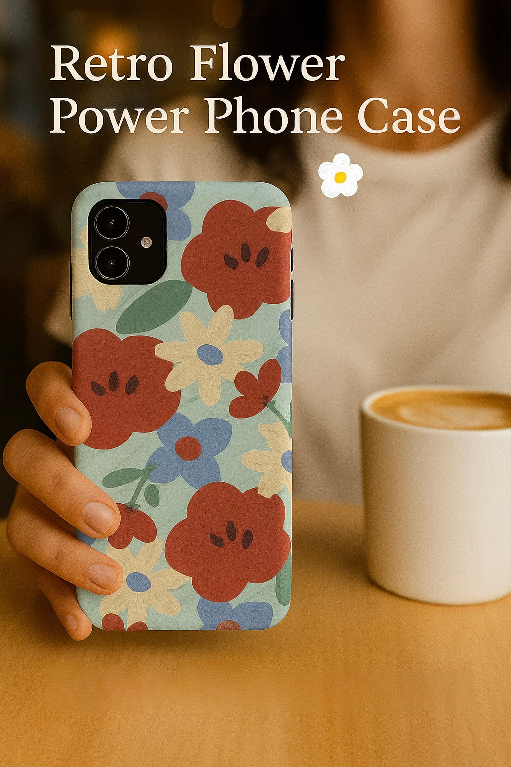 Retro Flower Power Phone Case 🌼