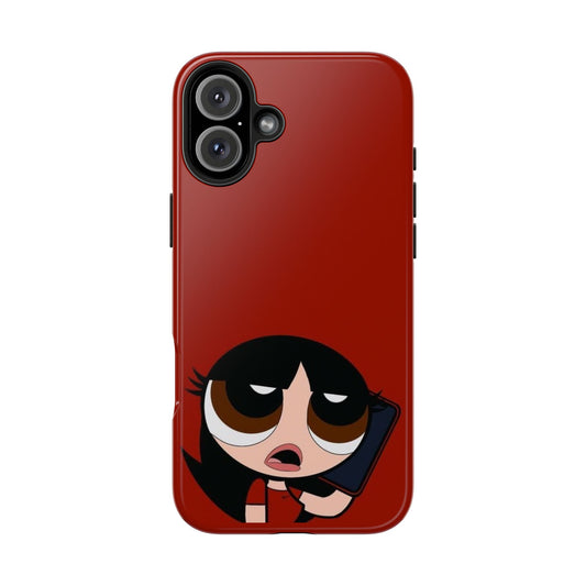 Blossom Red Powerpuff Phone Case | Cute Aesthetic Protective Cover