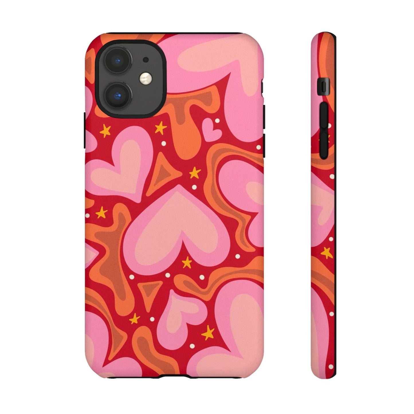 Retro Hearts Phone Case