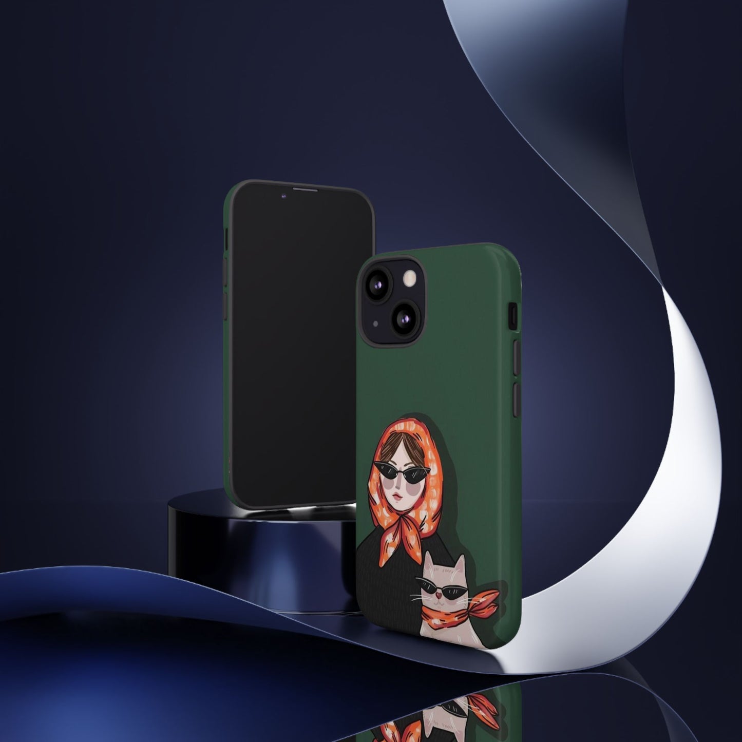 Lady & Cat Chic Phone Case