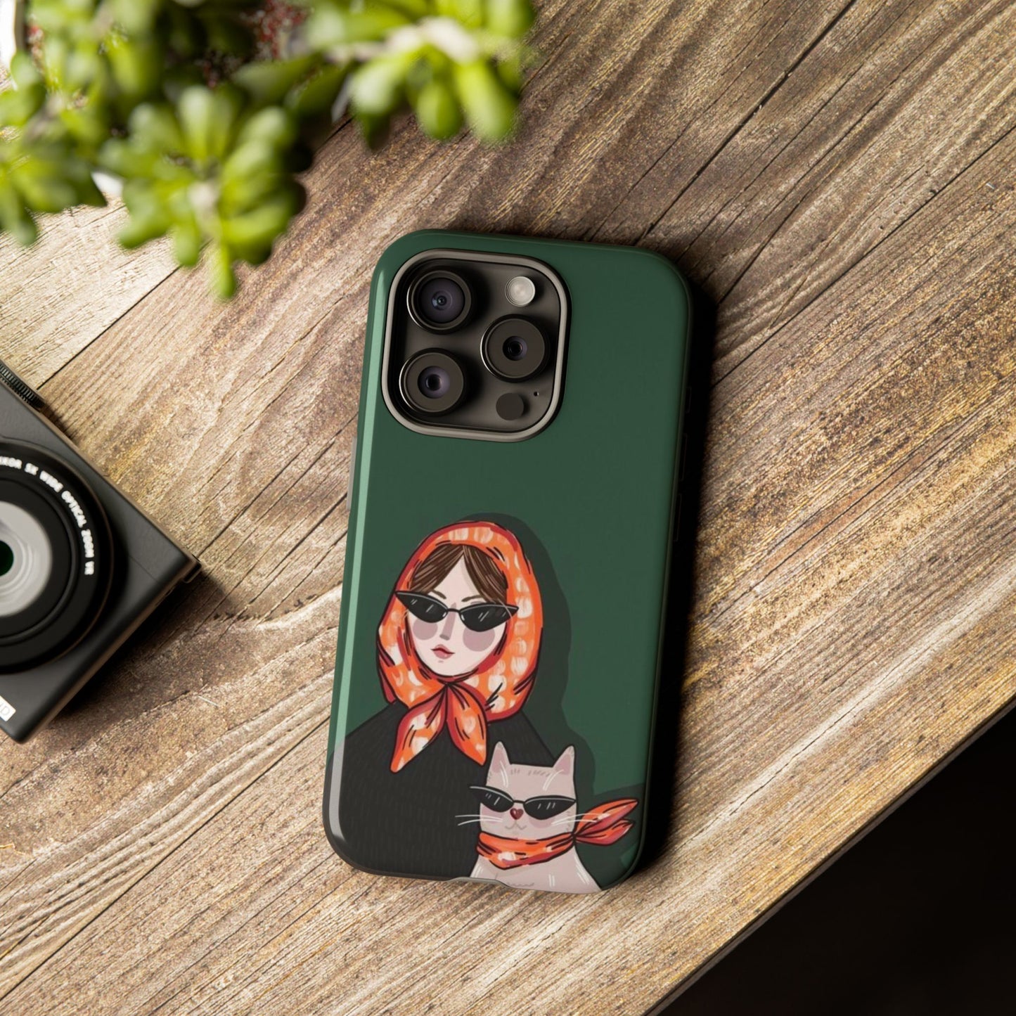 Lady & Cat Chic Phone Case