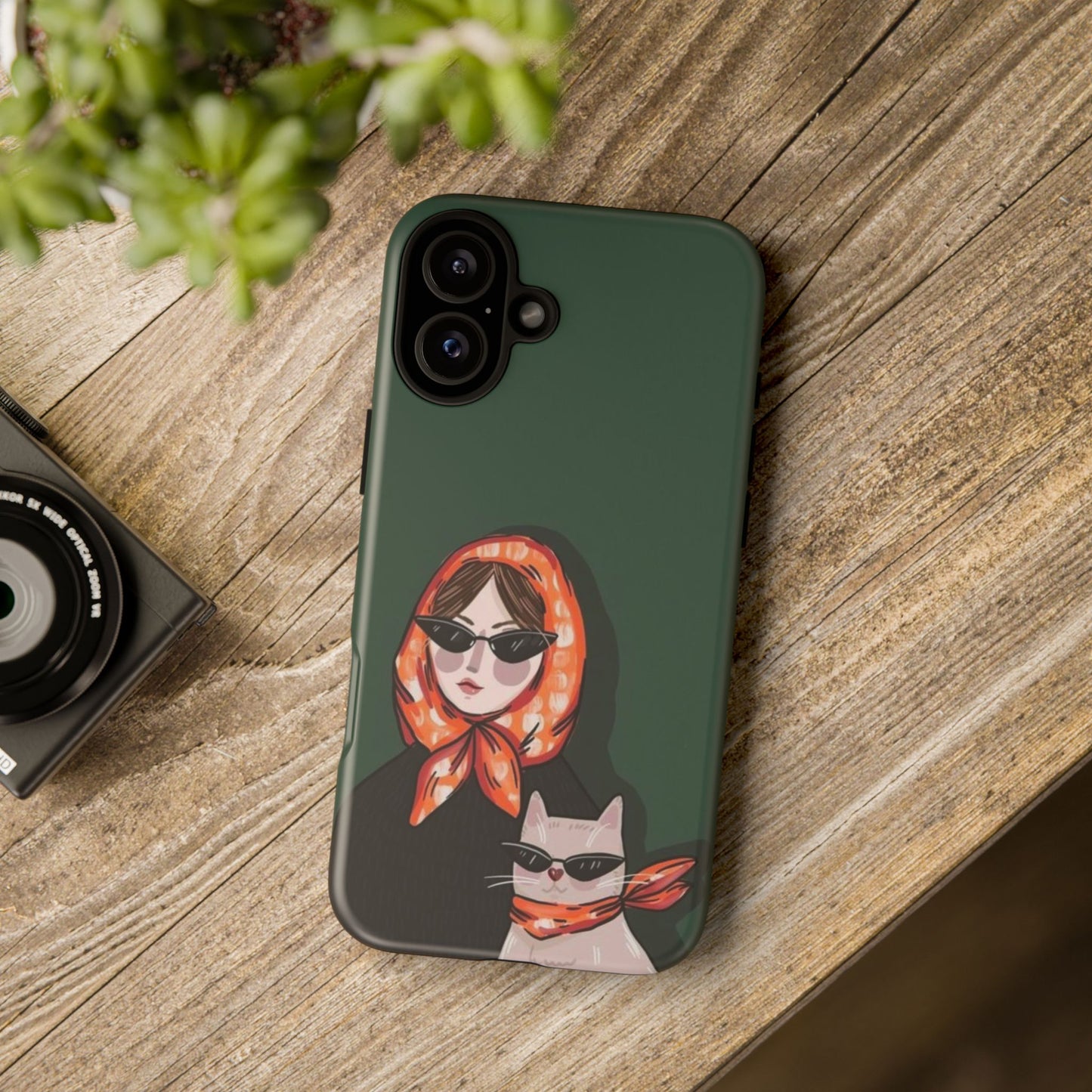 Lady & Cat Chic Phone Case