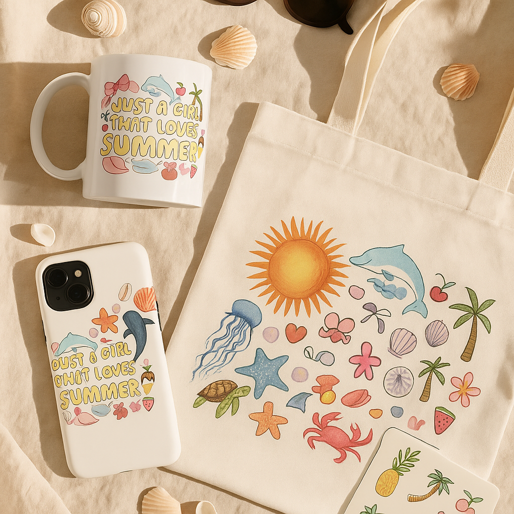 Summer `Collection - Bright & Fun Accessories