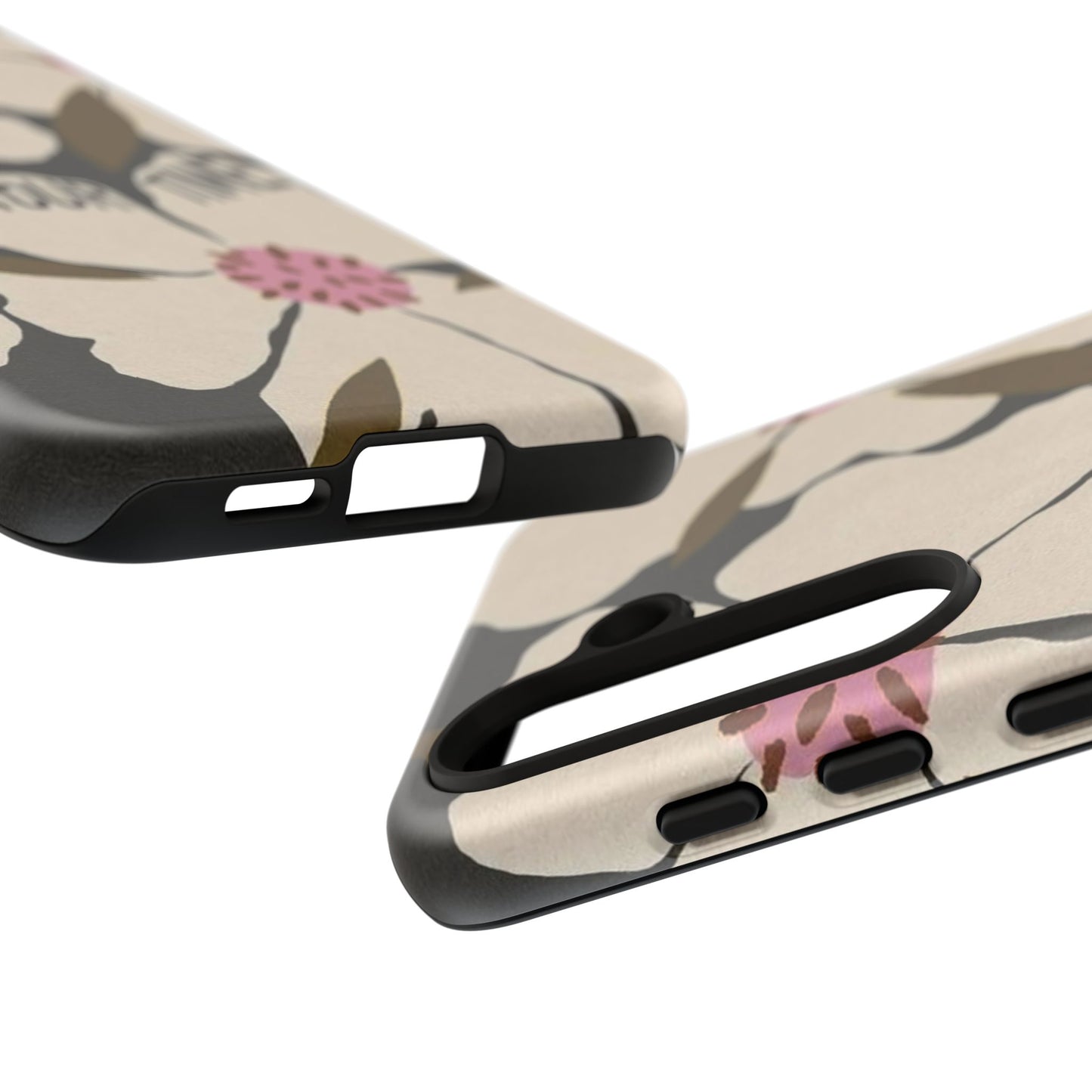 Take Your Time Floral Phone Case – Minimal Aesthetic Protection