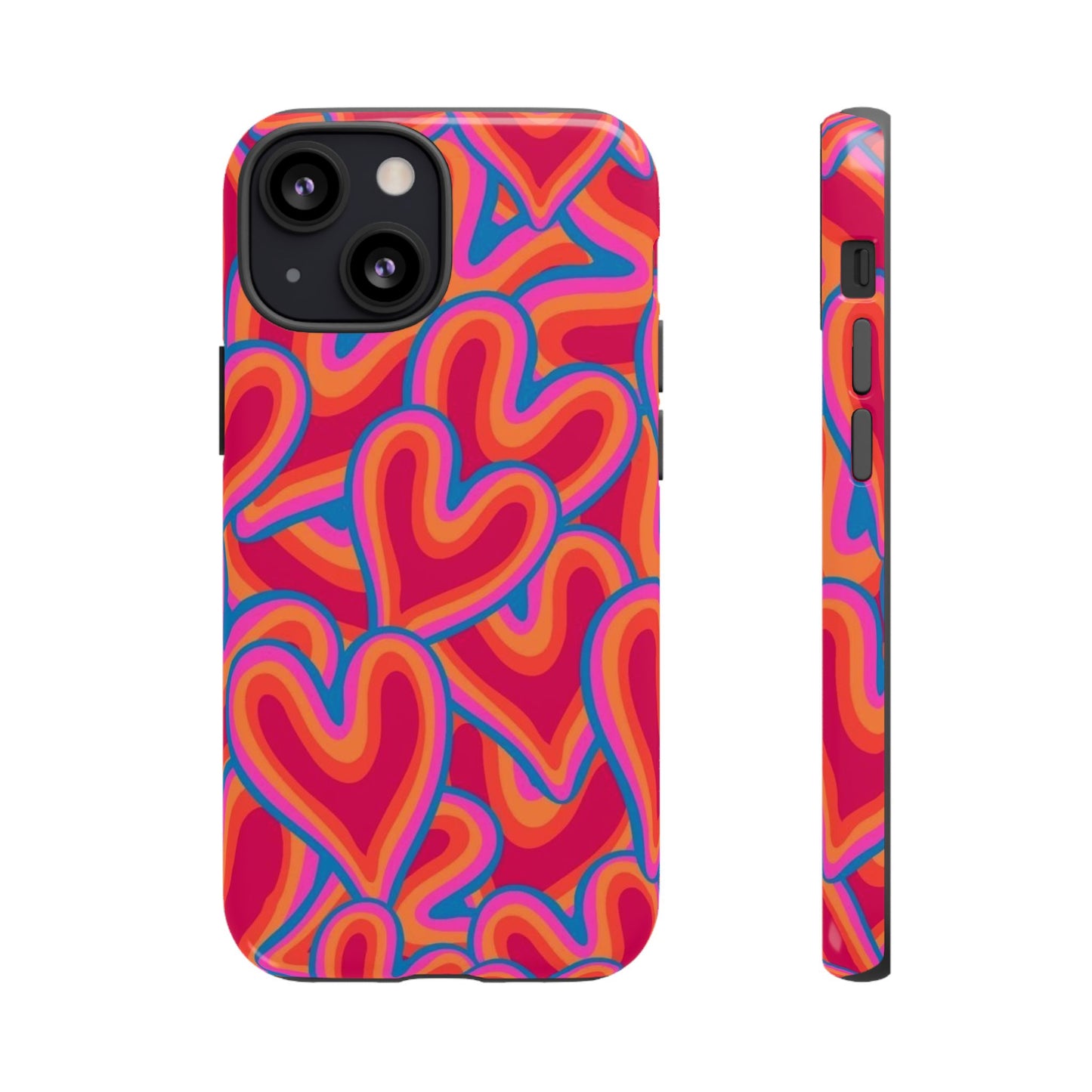 Groovy Hearts Phone Case ❤️✨
