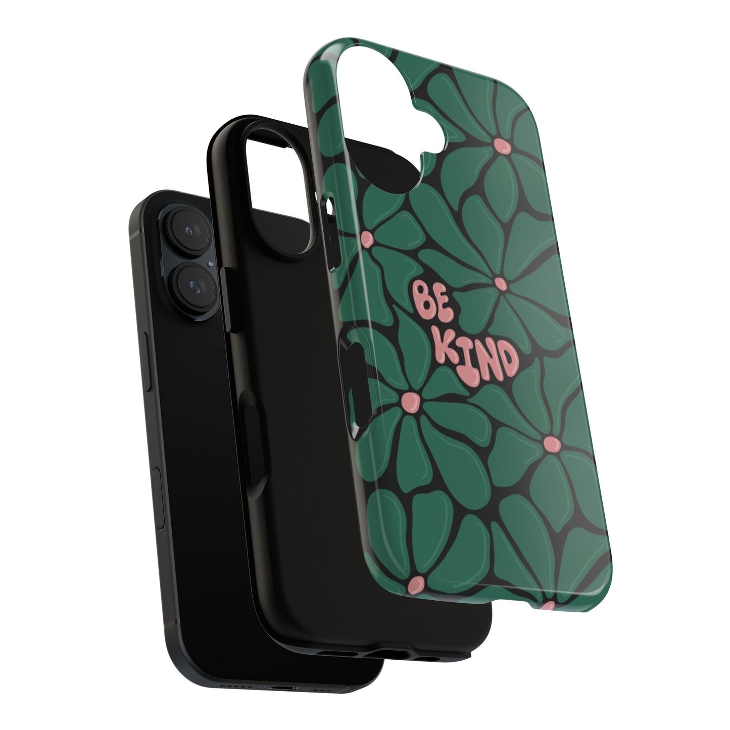 Be Kind Floral Phone Case – Protective & Stylish Case for iPhone/Android