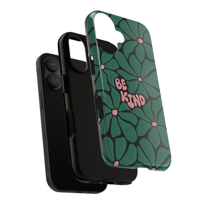 Be Kind Floral Phone Case – Protective & Stylish Case for iPhone/Android