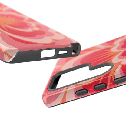 Bold Red Floral Phone Case – Vibrant Statement Cover