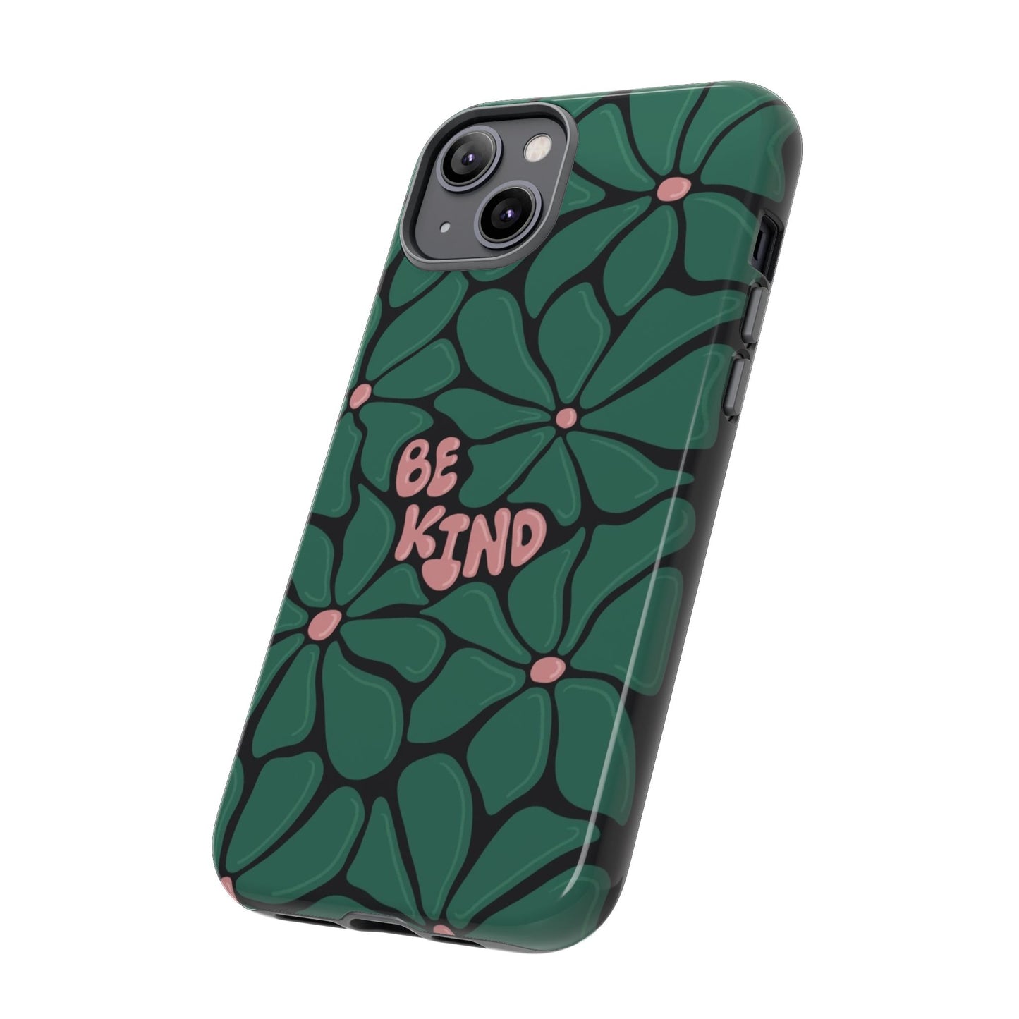 Be Kind Floral Phone Case – Protective & Stylish Case for iPhone/Android