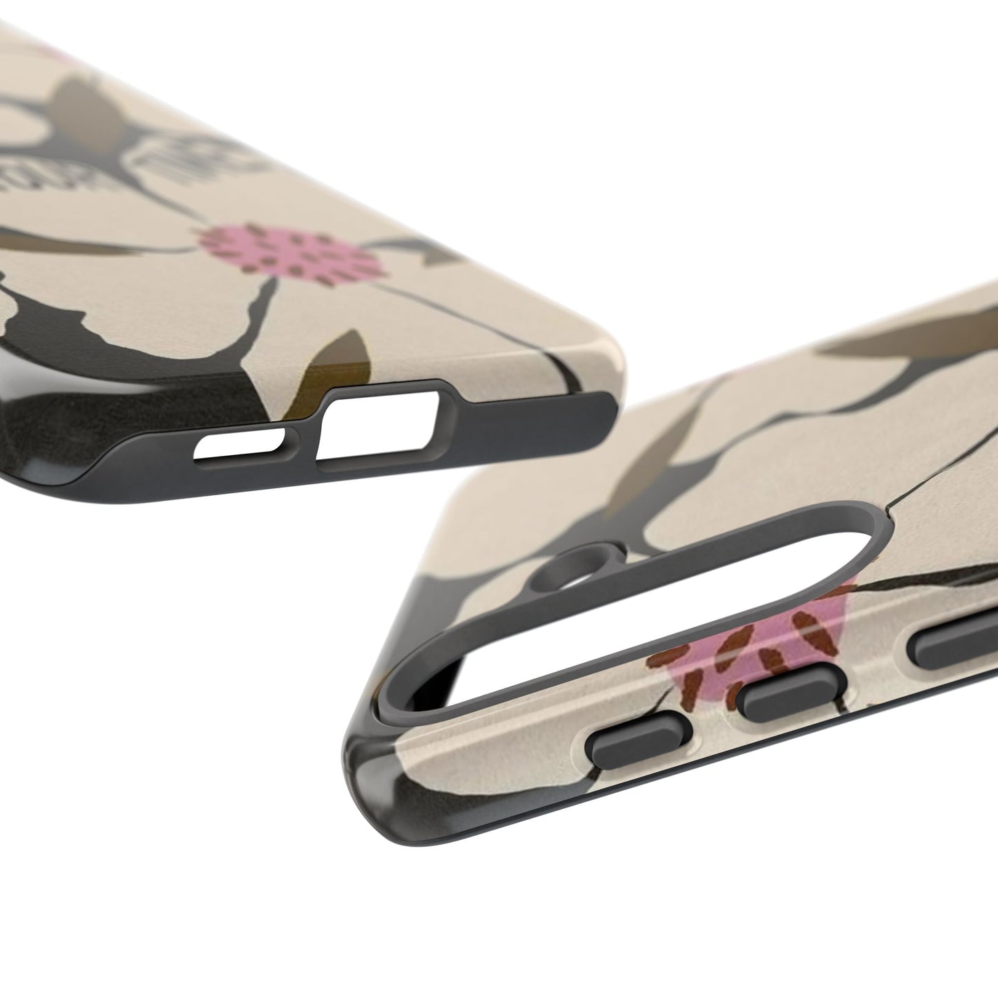 Take Your Time Floral Phone Case – Minimal Aesthetic Protection