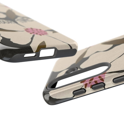 Take Your Time Floral Phone Case – Minimal Aesthetic Protection