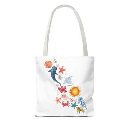 Here Comes the Sun - Cute Summer Tote bag for Beach Days