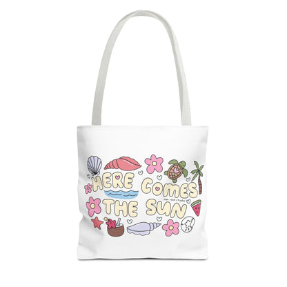 Here Comes the Sun - Cute Summer Tote bag for Beach Days