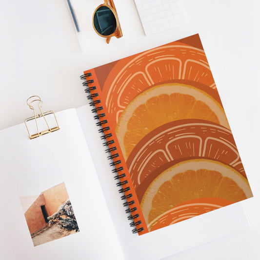 Orange Slice Notebook | Juicy Aesthetic Journal | Farah & Co.