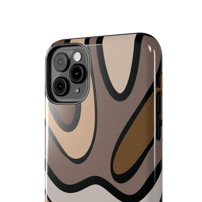 Retro Abstract Swirl Phone Case – 70s Aesthetic Vibes