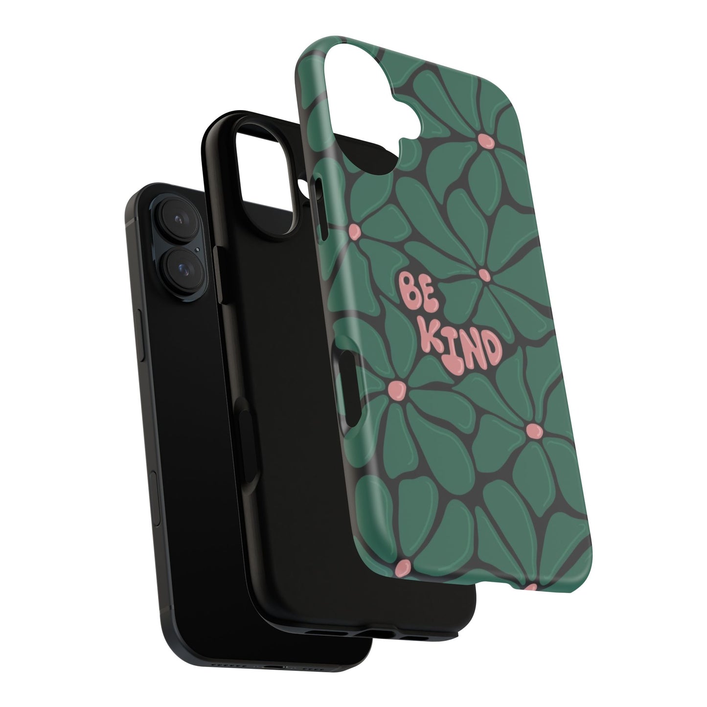 Be Kind Floral Phone Case – Protective & Stylish Case for iPhone/Android