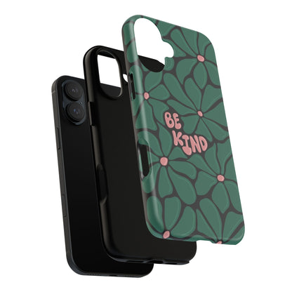 Be Kind Floral Phone Case – Protective & Stylish Case for iPhone/Android