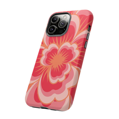 Bold Red Floral Phone Case – Vibrant Statement Cover