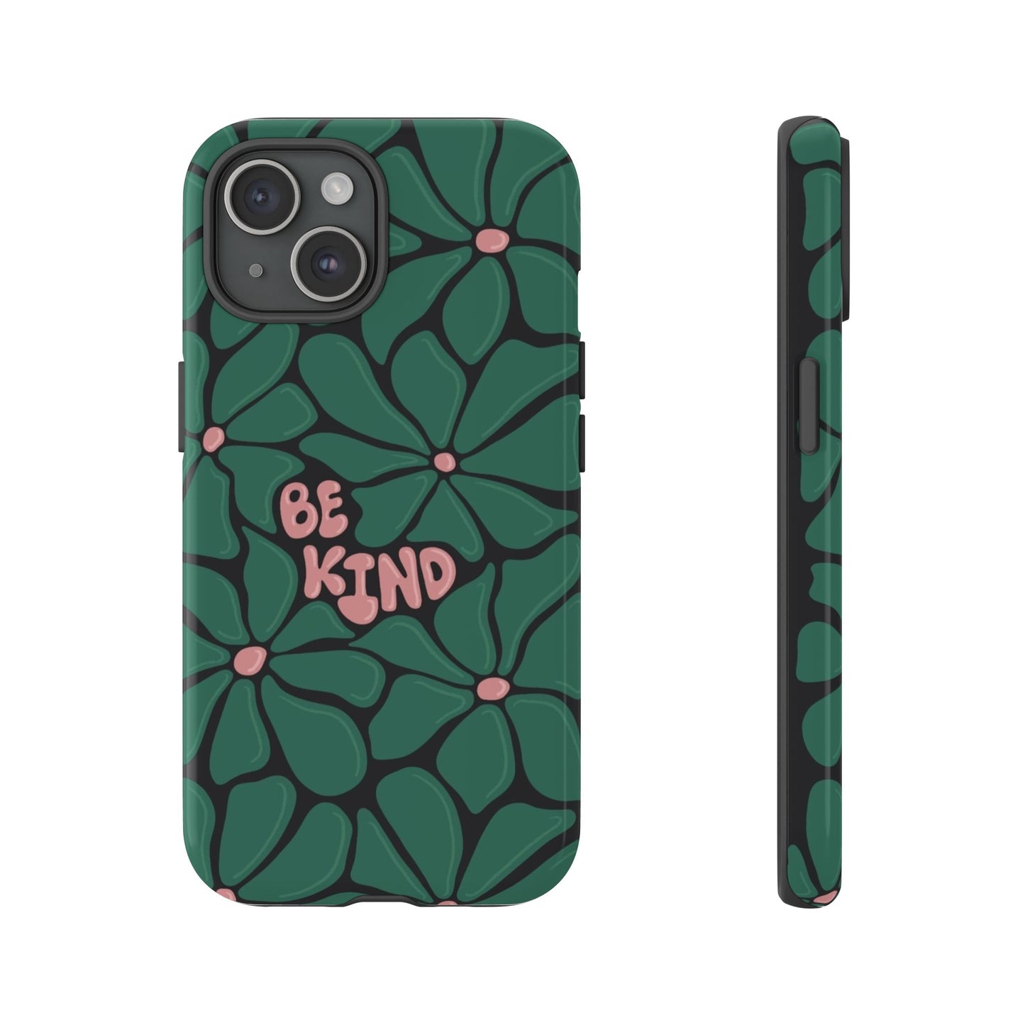 Be Kind Floral Phone Case – Protective & Stylish Case for iPhone/Android
