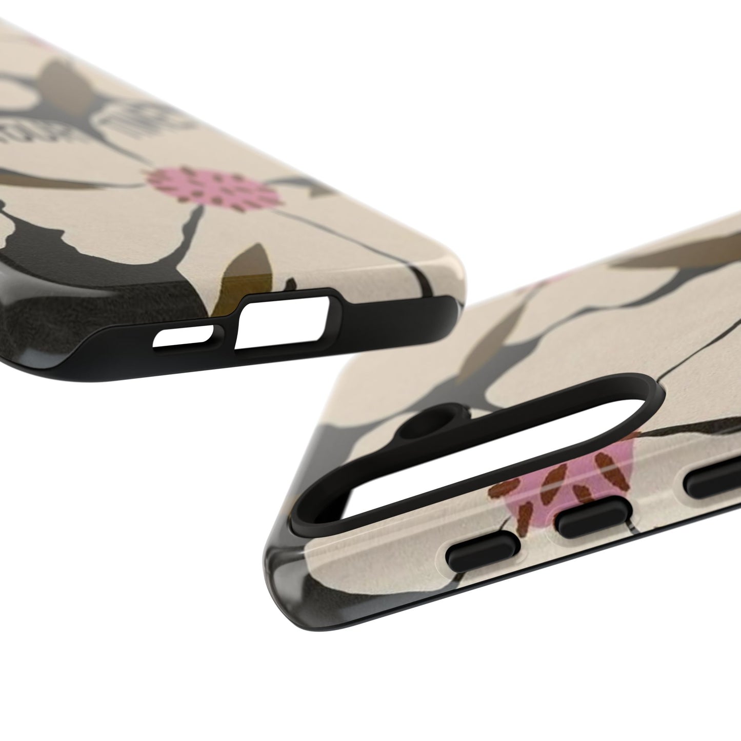 Take Your Time Floral Phone Case – Minimal Aesthetic Protection