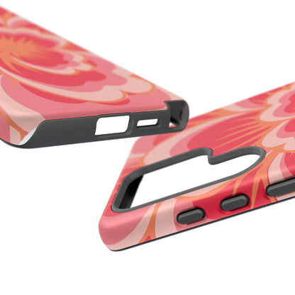 Bold Red Floral Phone Case – Vibrant Statement Cover